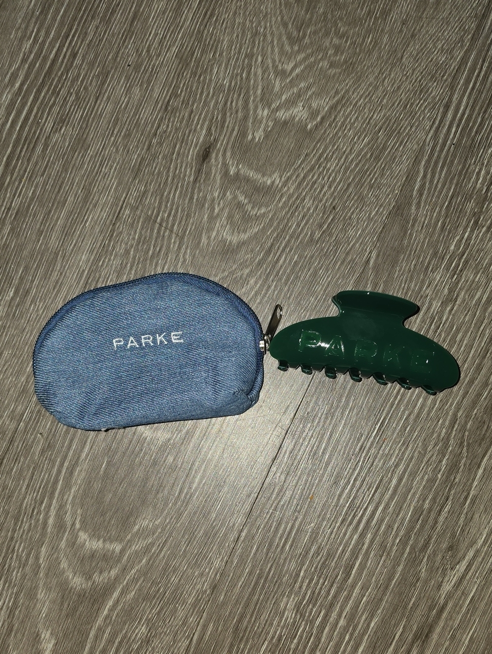 PARKE Forest Green Claw Clip!! Nwots